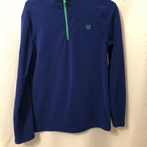 Soft blue champs jacket